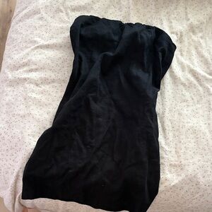 Free People Black Strapless Dress